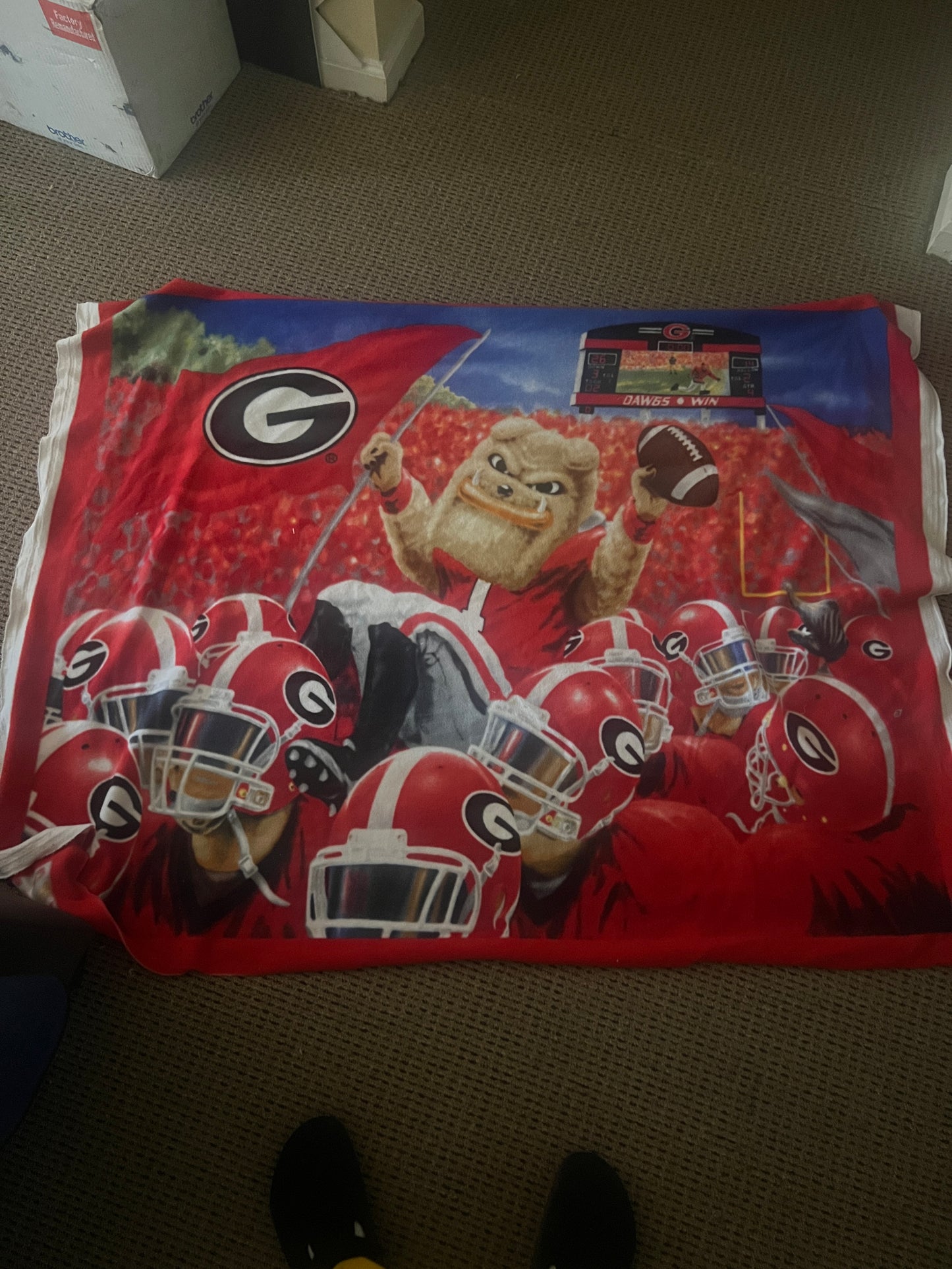 University of Georgia Denim Jacket by wäne commissions