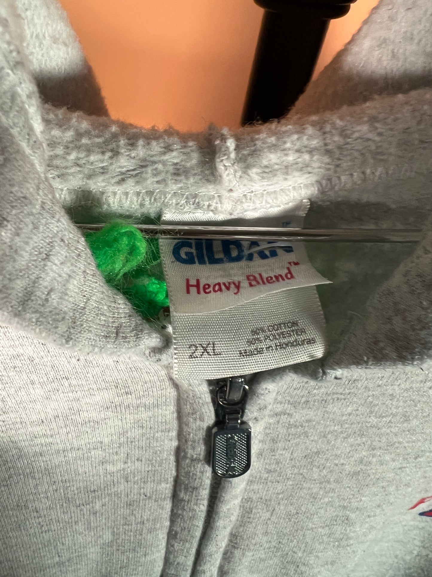 Scab Patches Zip Up Hoodie (Multicolor/Grey) -XXL