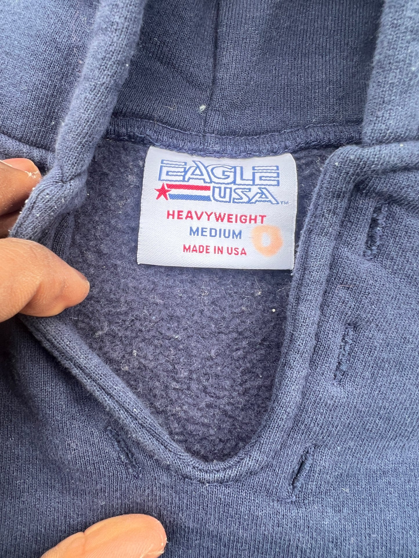 Scab Patches Hoodie (Multicolor/Navy)- M