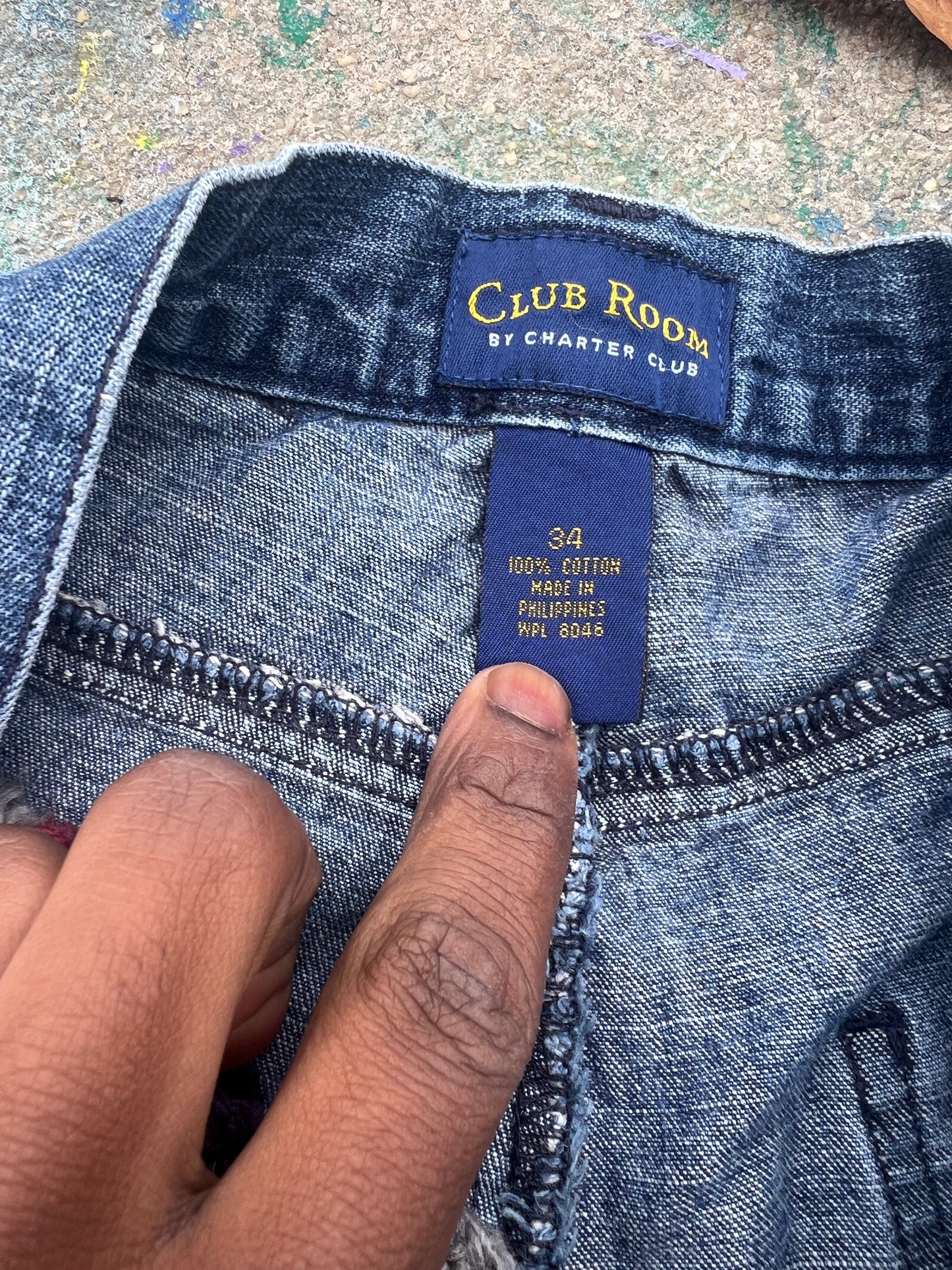 Scab Patches Jorts (Multicolor/Mid Wash) - 34