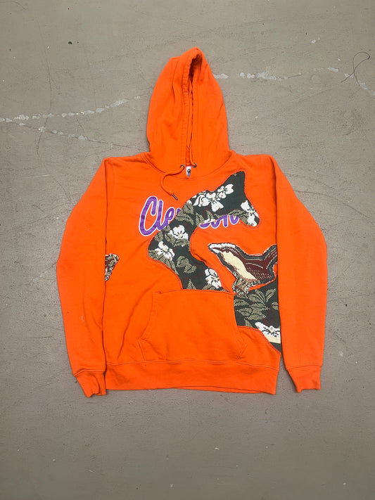 Rest on the Clemson Flowers Quarterzip (S)