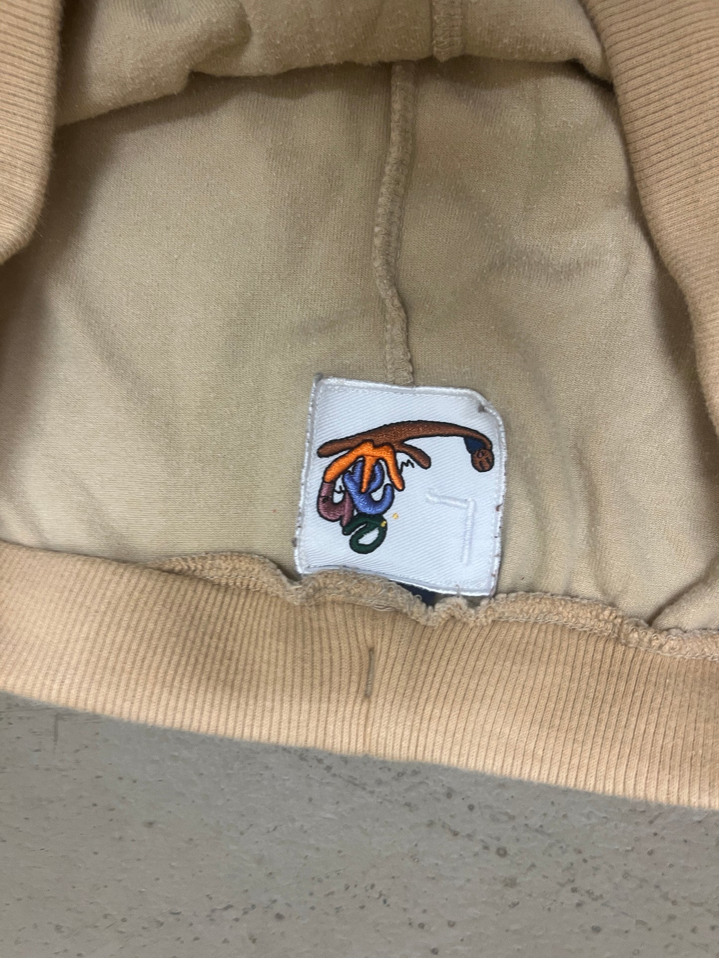Wänelite 1 Tan Velour Sweatpants (XL)