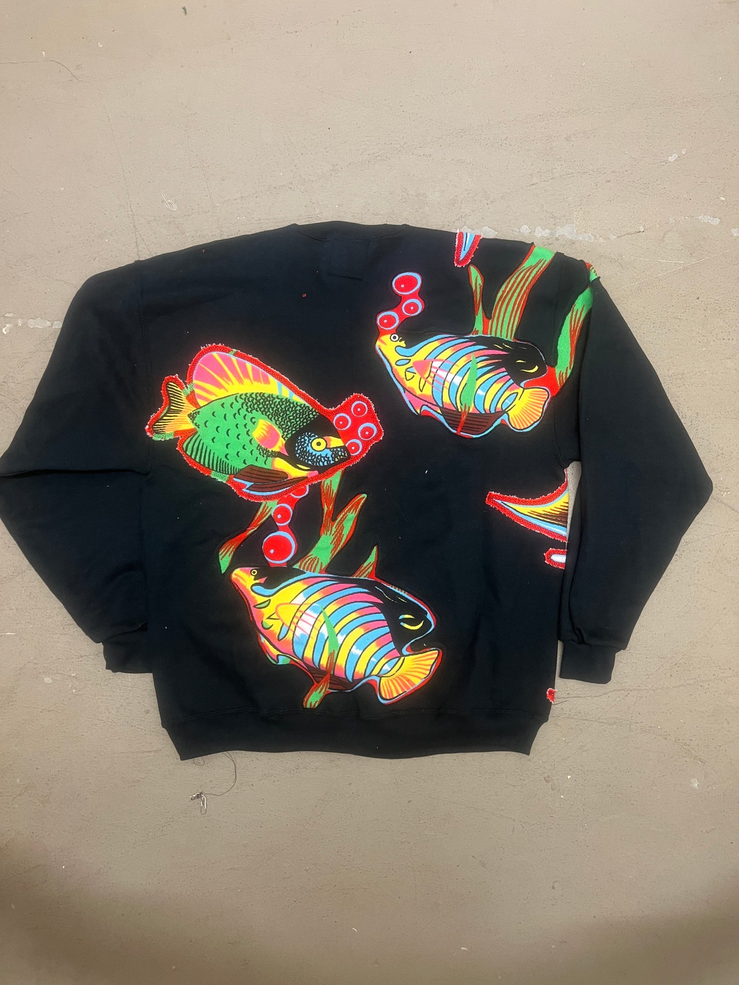 Aquatic Landscape See Through Crewneck (L)