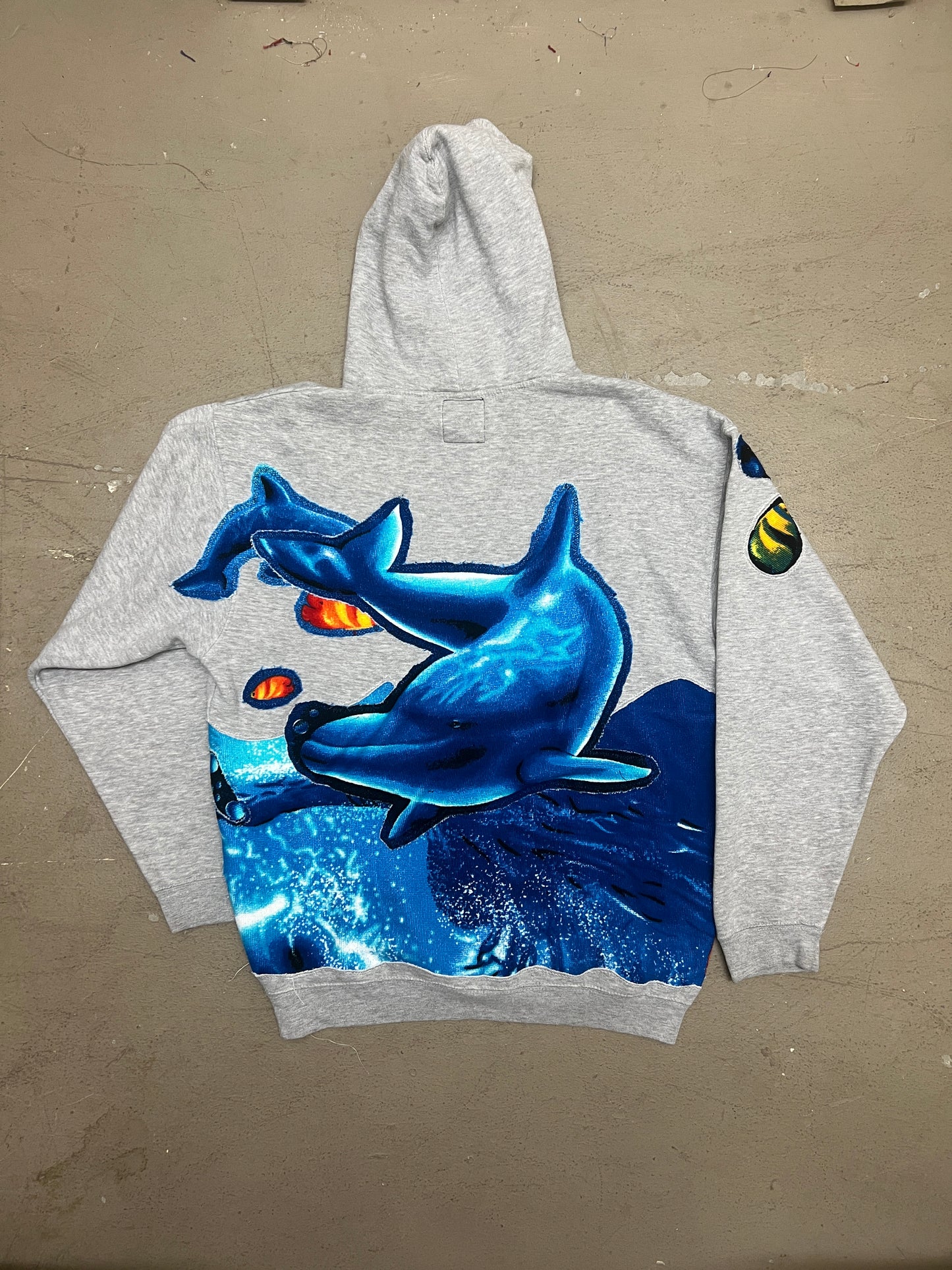 Clayton State Dolphin See Through Crewneck (L)