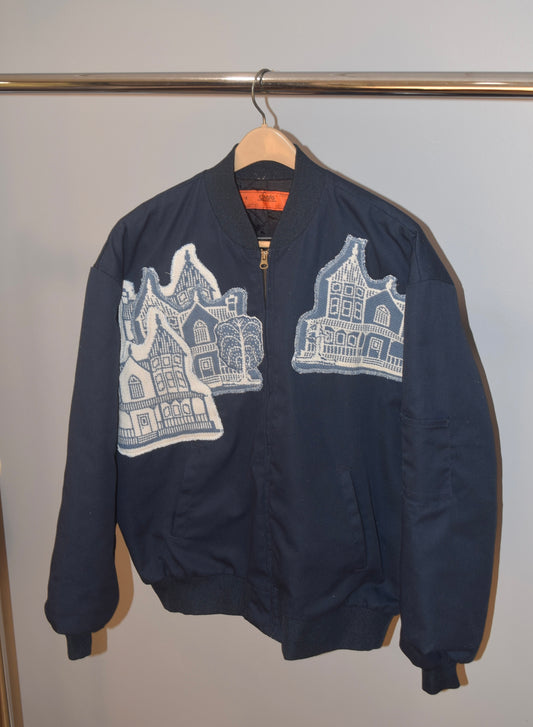 BIblically Accurate Houses Work Bomber Jacket (XXL)