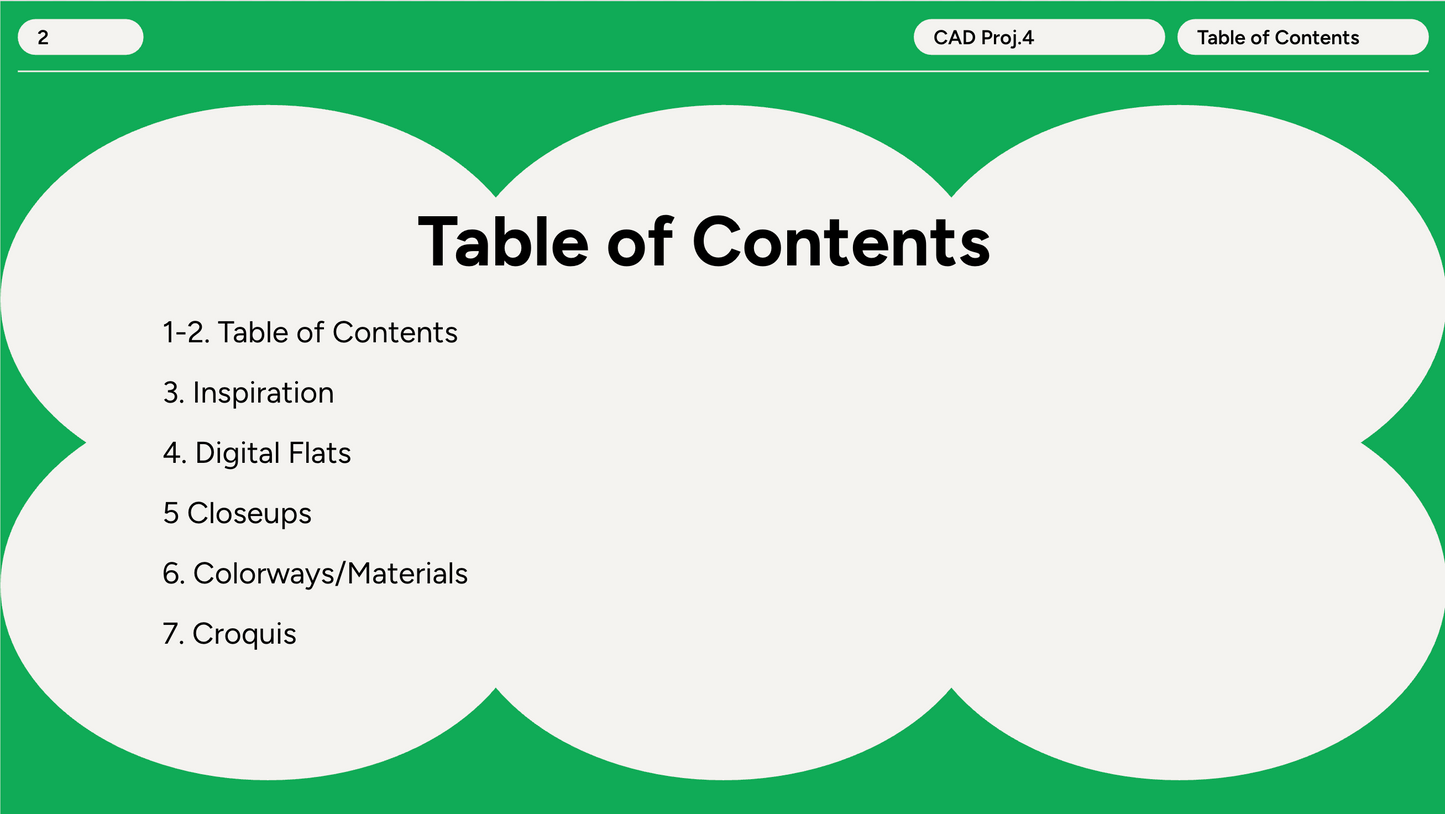 CAD 1: Project 4 - Flats and Croquis
