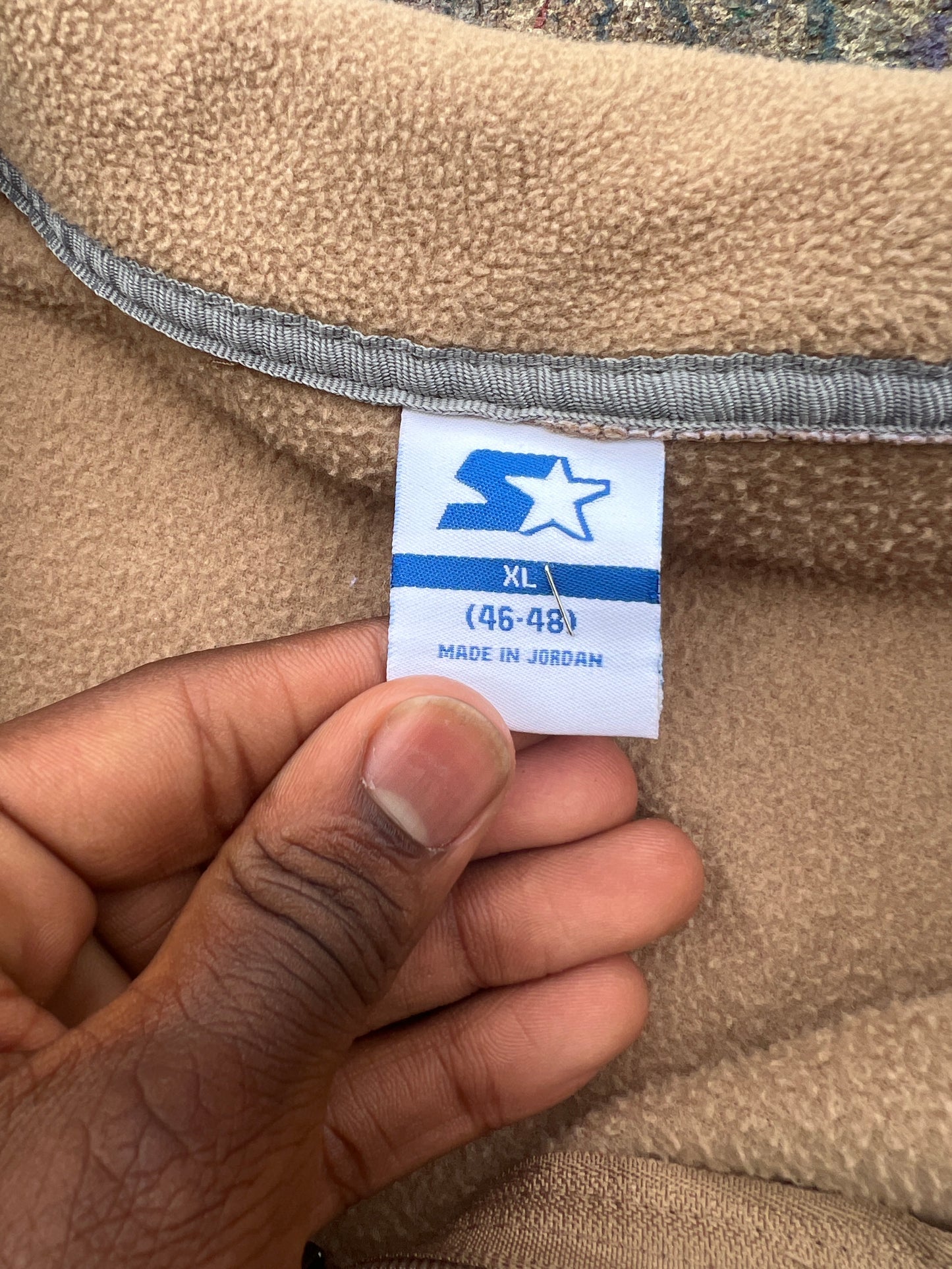 (L/S) Columbia Split Sleeve Floral Fleece Zip Up Jacket (XL)