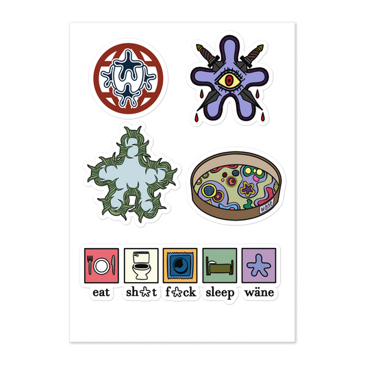 wäne sticker sheet gen.1 vol 1
