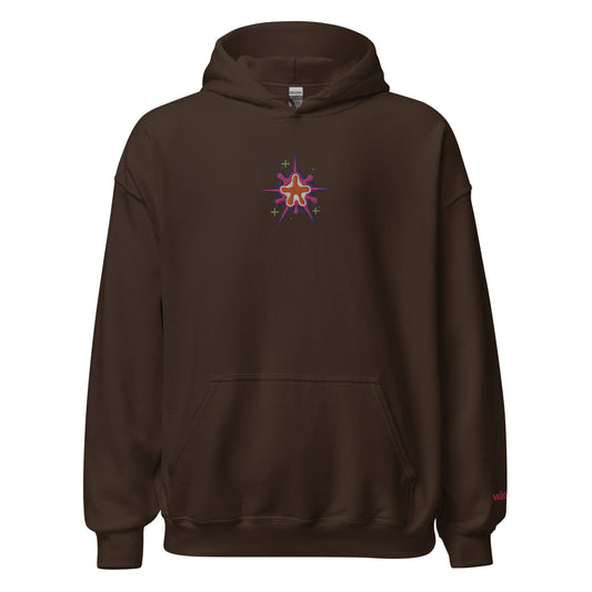wäne "starshine" embroidered hoodie