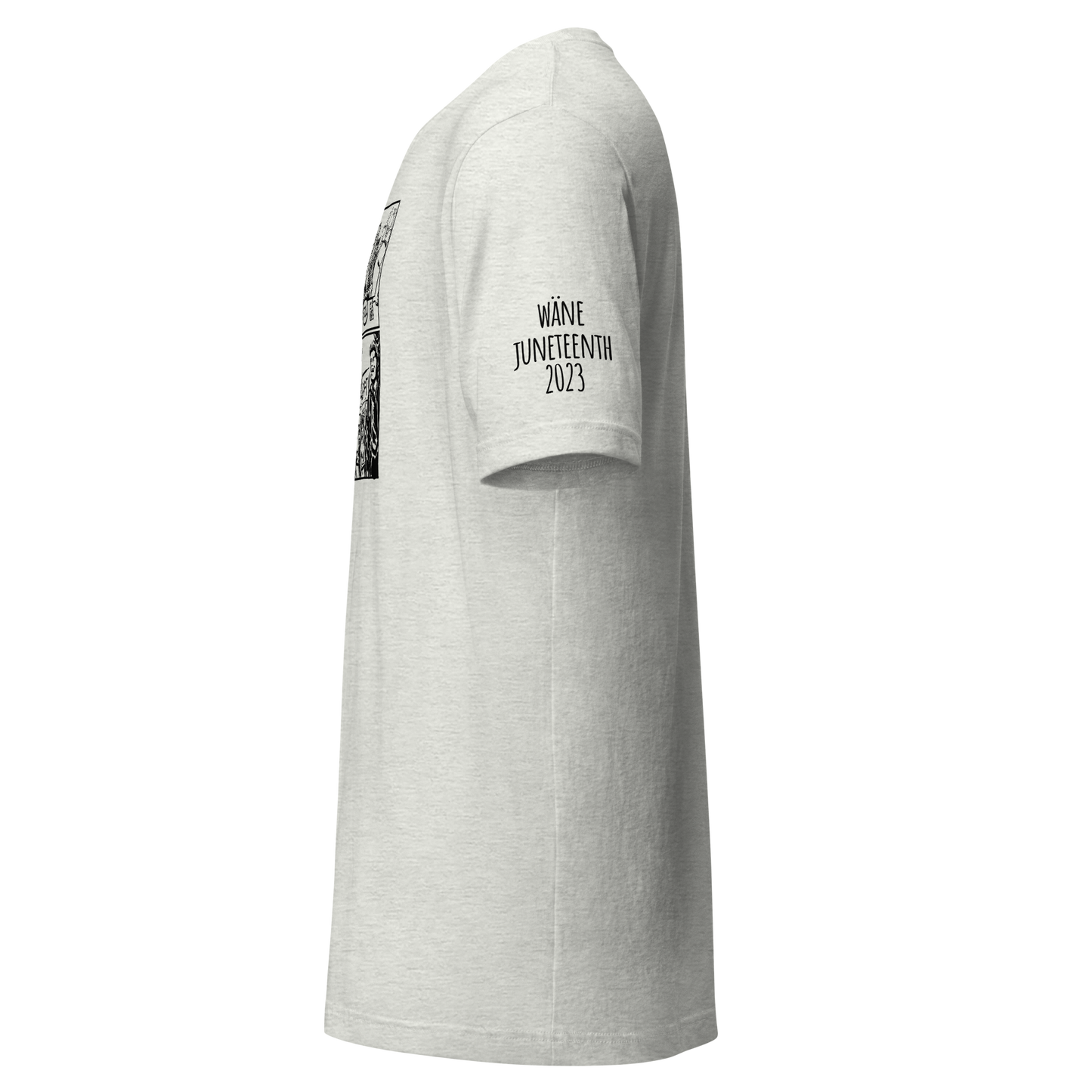 wäne "there's still work left" juneteenth tee