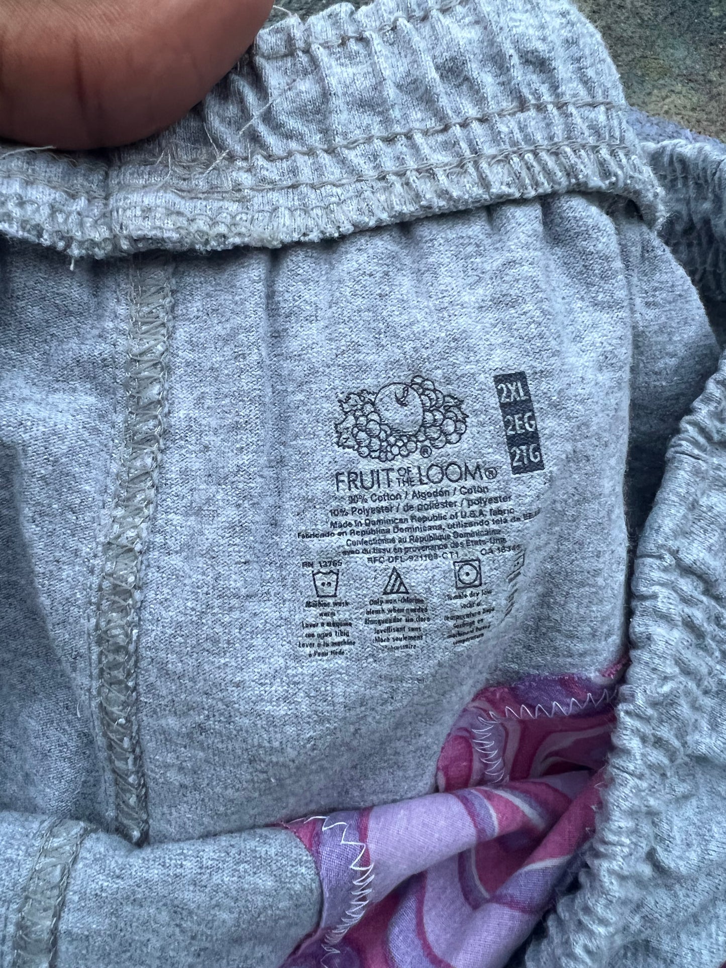 (LS) Scab Patches Shorts (Pink/Purple/Grey) - XXL