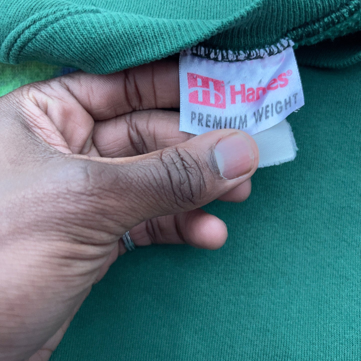 Repeating Parrots See-Through Crewneck (M)