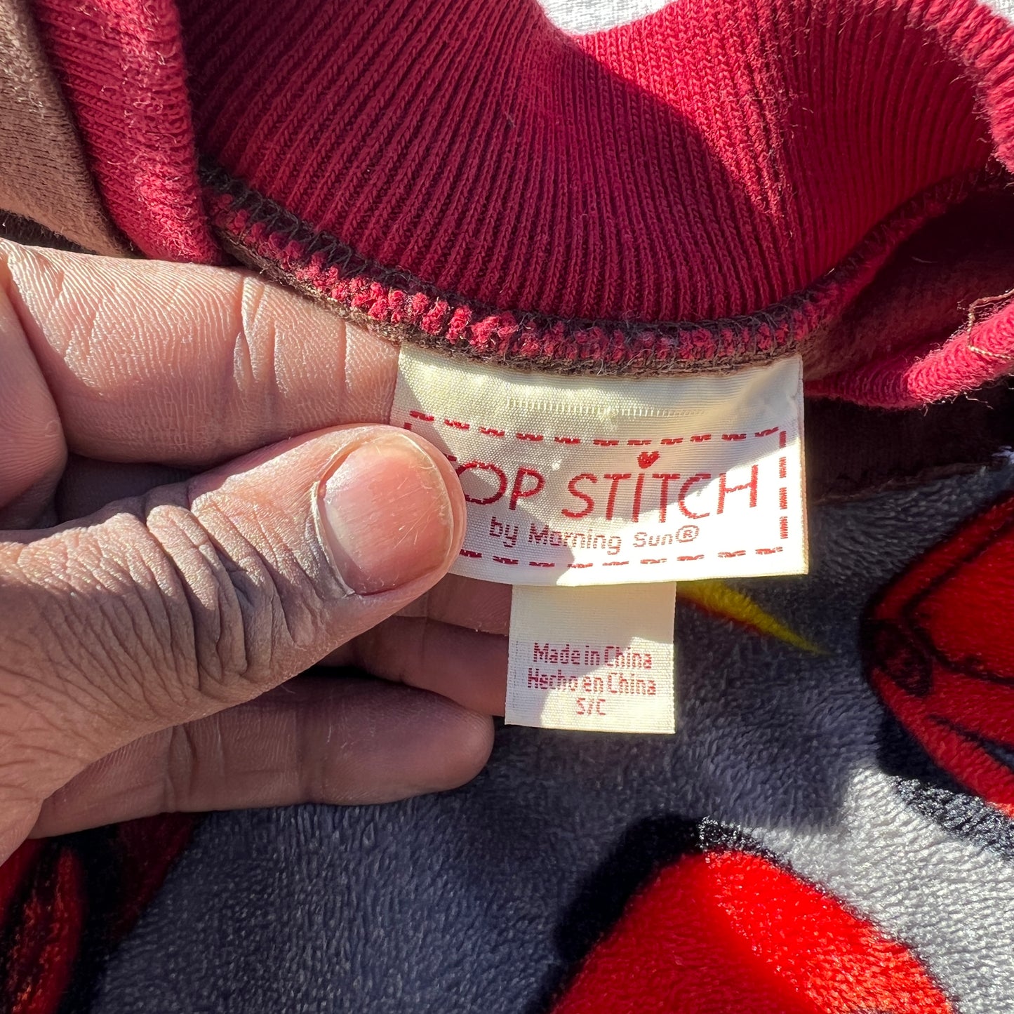 Scab Patches Crewneck (Lightning McQueen/Brown) - S