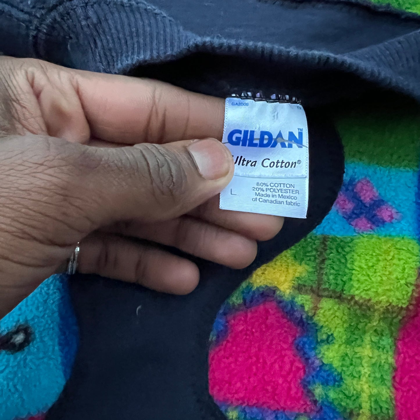 Scab Patches Crewneck (Hello Kitty/Navy)- L