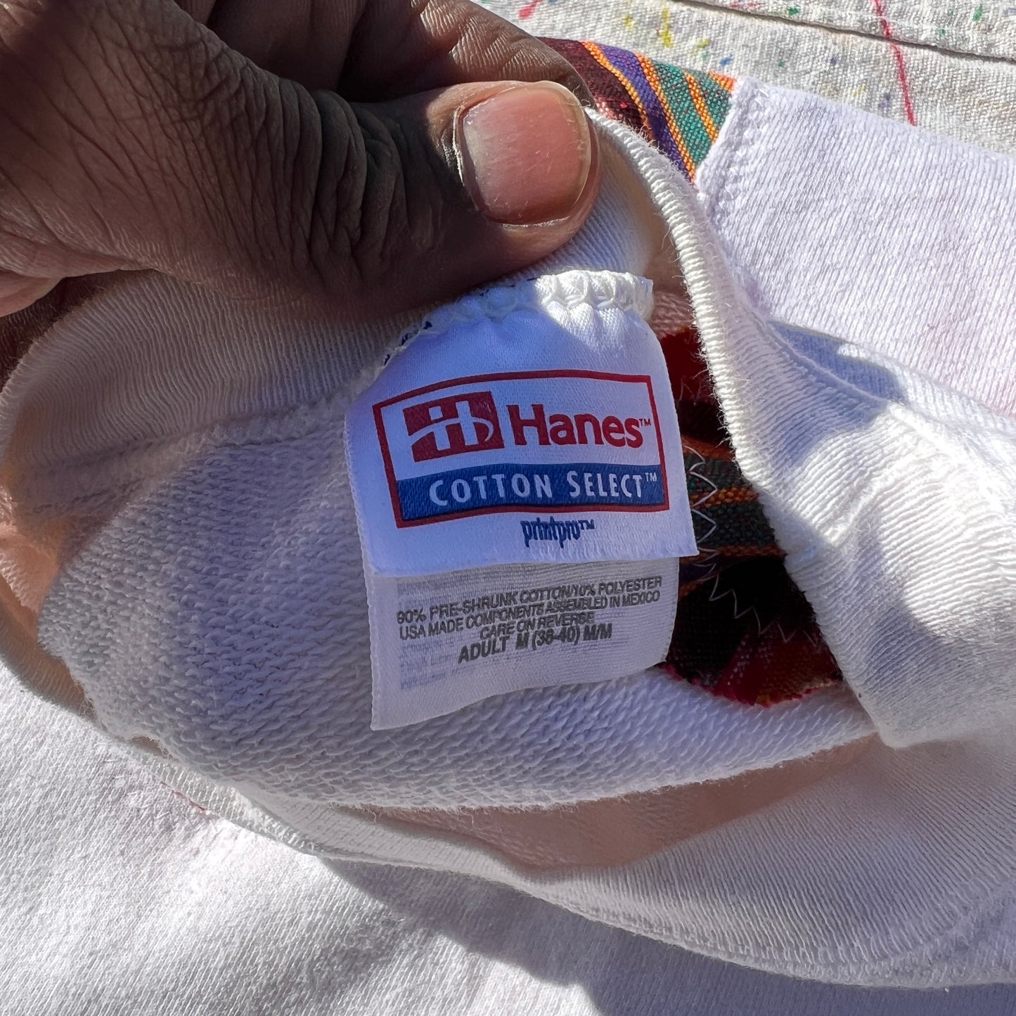 Scab Patches Sweater (Multicolor/White)- M