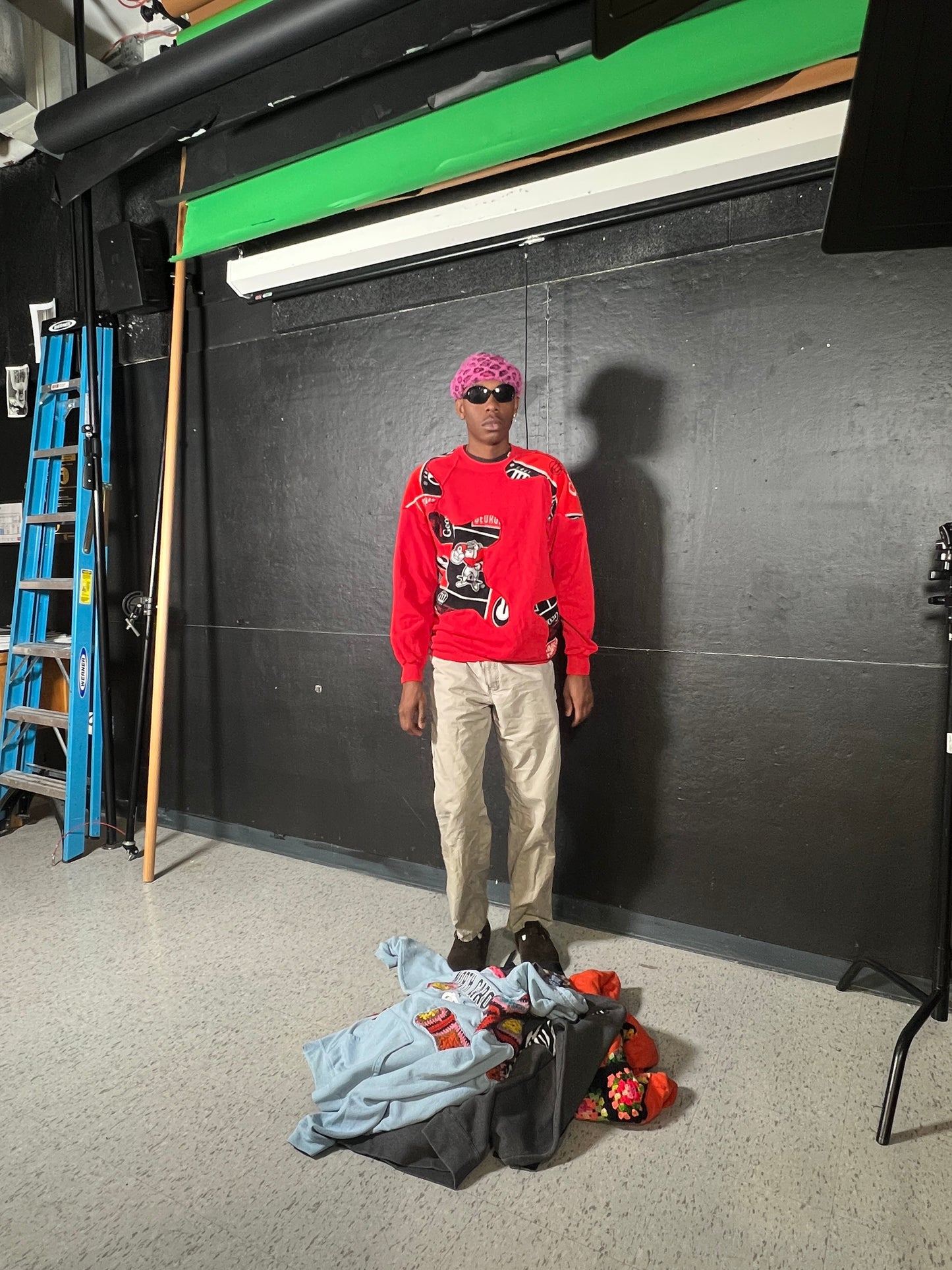 Scab Patches Crewneck (University of Georgia/Red)- XL