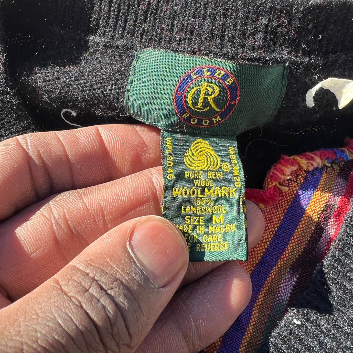 Scab Patches Sweatervest (Multicolor/Black)- M