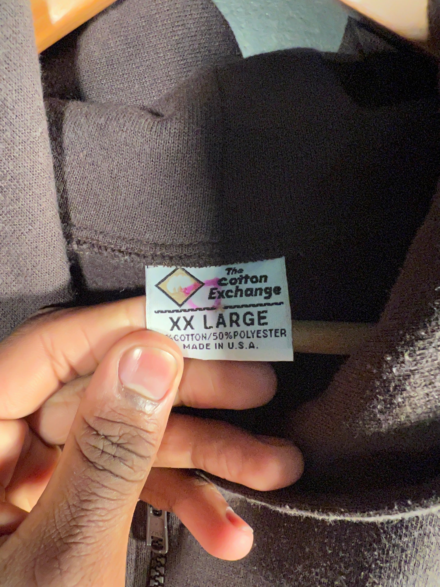 Brown Repeating Cat Portrait Hoodie (XXL)