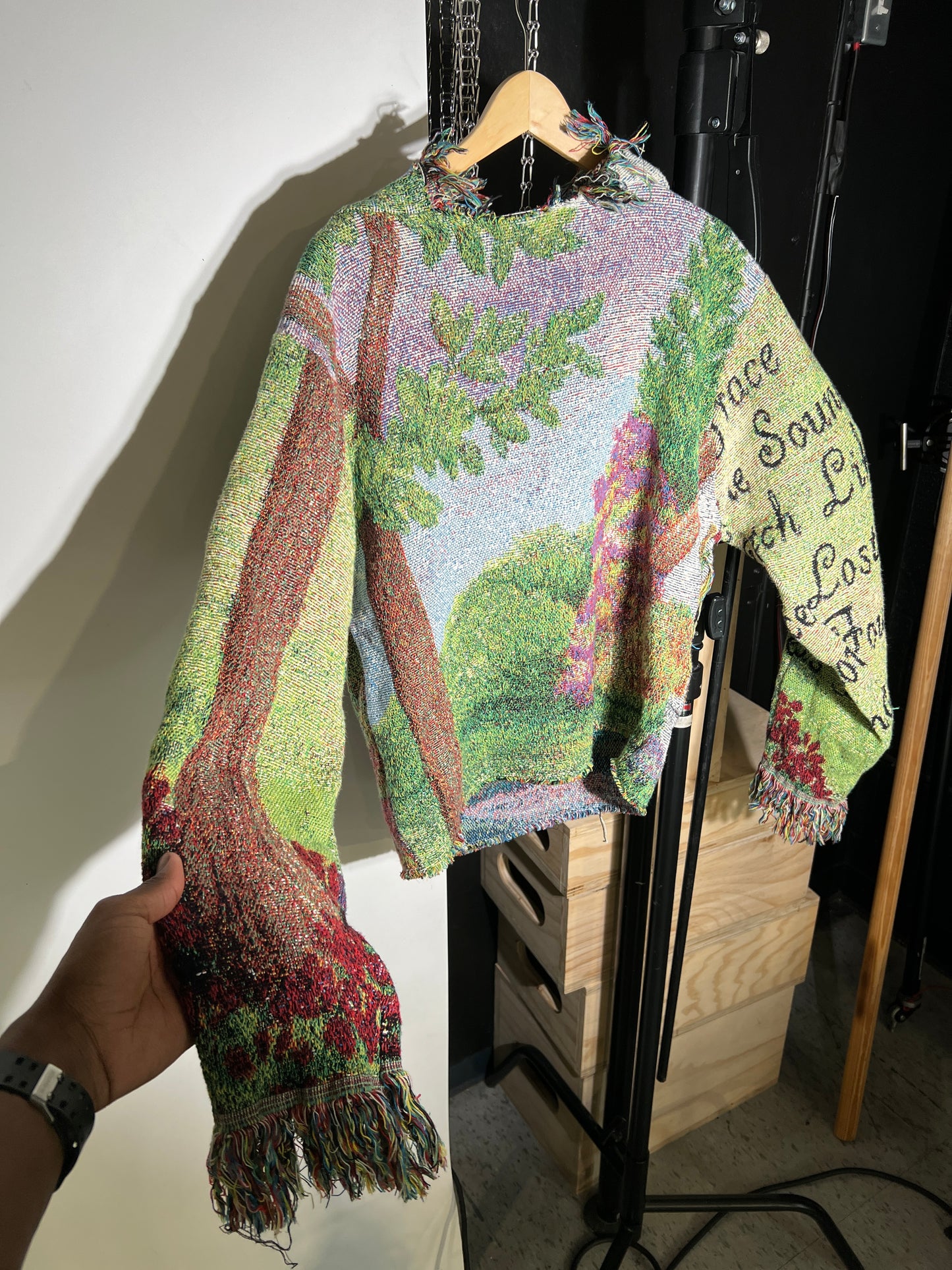 Amazing Grace Scratchwork Hoodie (L)