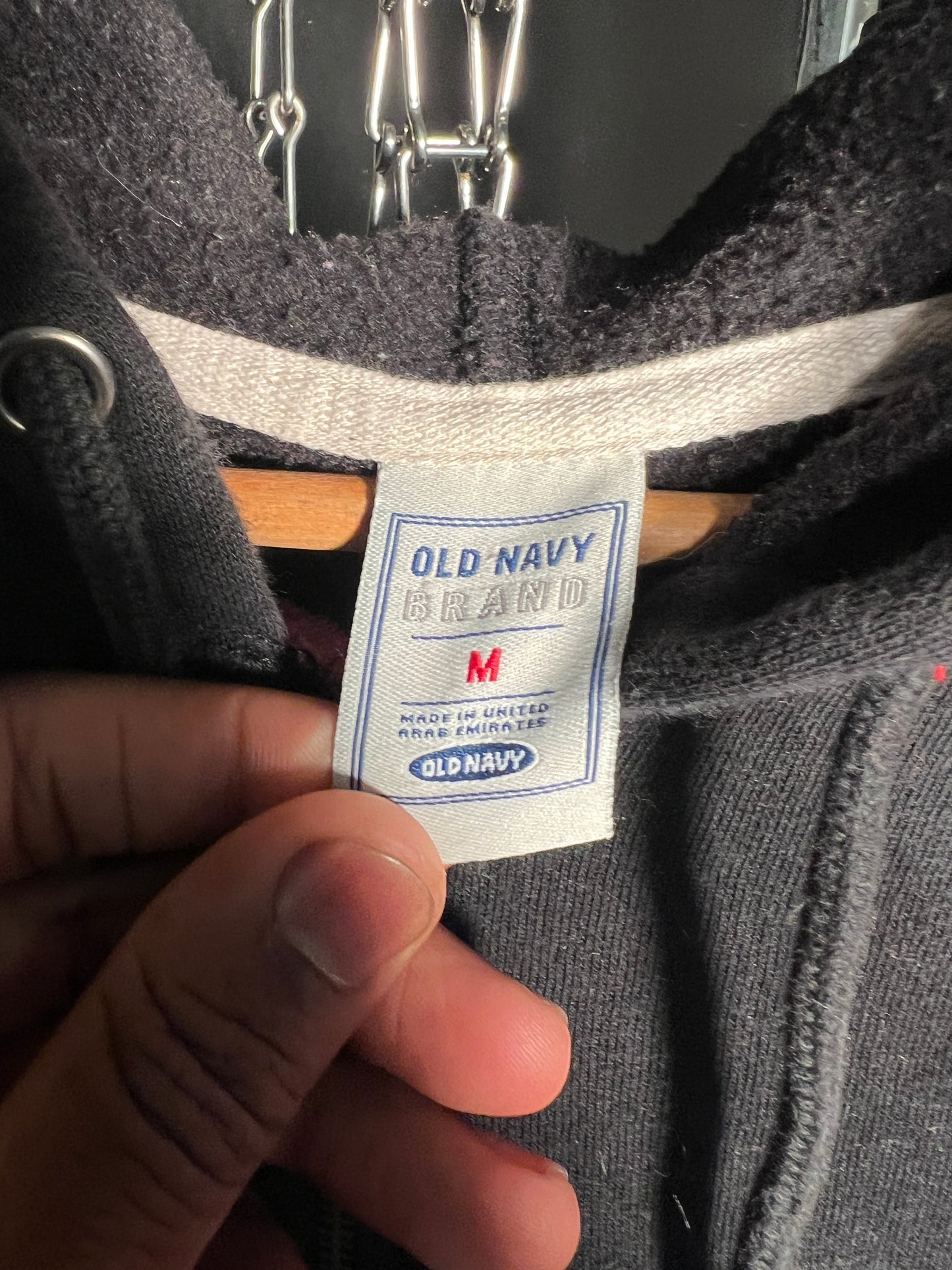 Scab Patches Zip Up Hoodies (Valentine's Day/Black) (M)