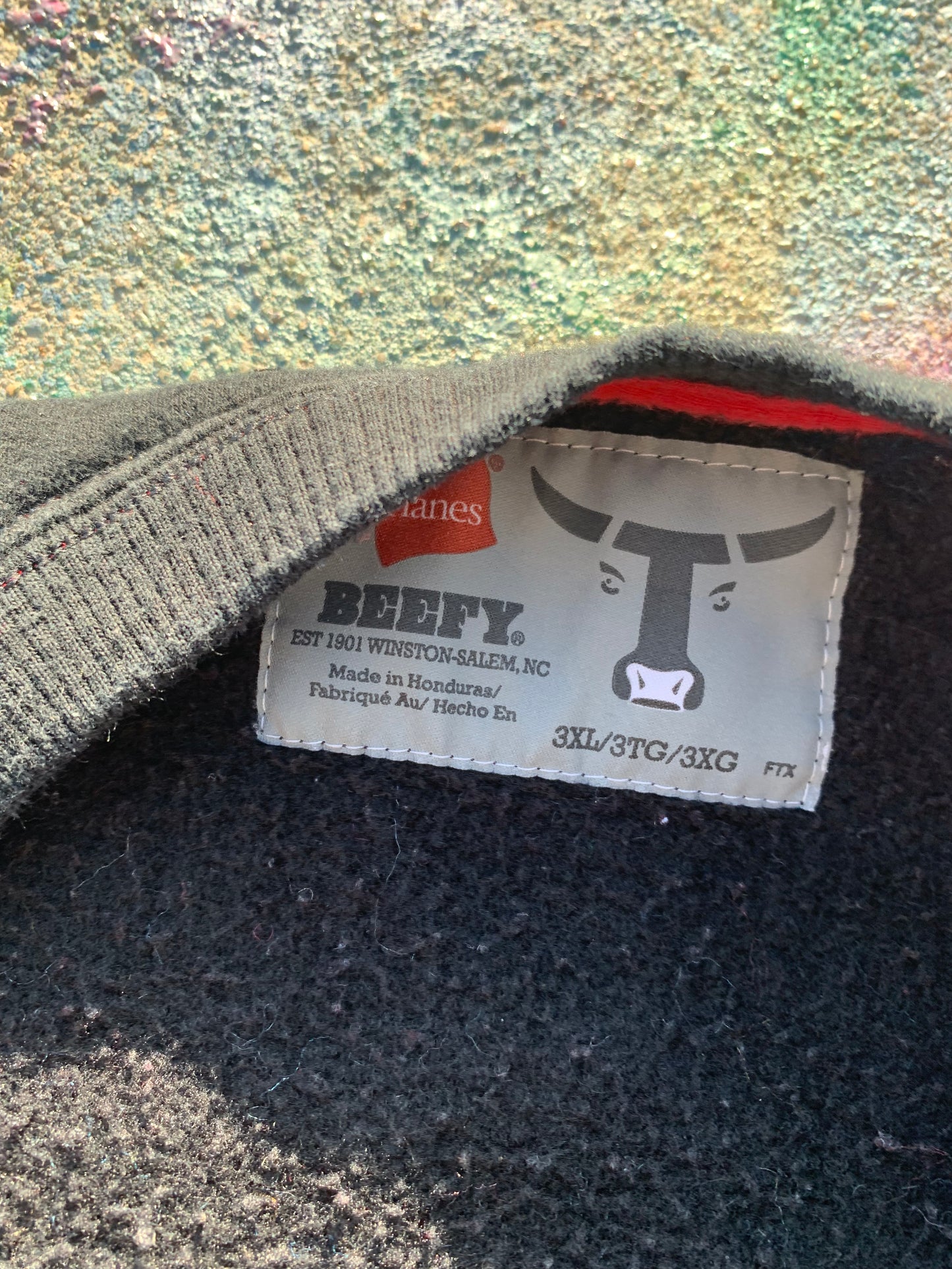 Scab Patches Crewneck (Blue/Navy)- XXXL