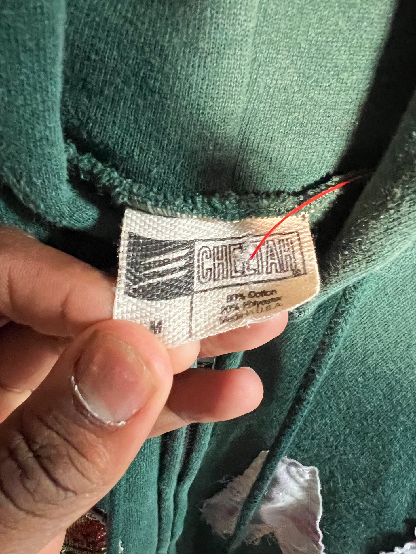 Wäne Wear Zip Up Hoodie (Multicolor/Green)- L