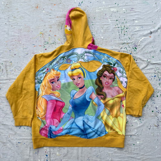 (LS) Disney Princesses See Through Hoodie (XL)