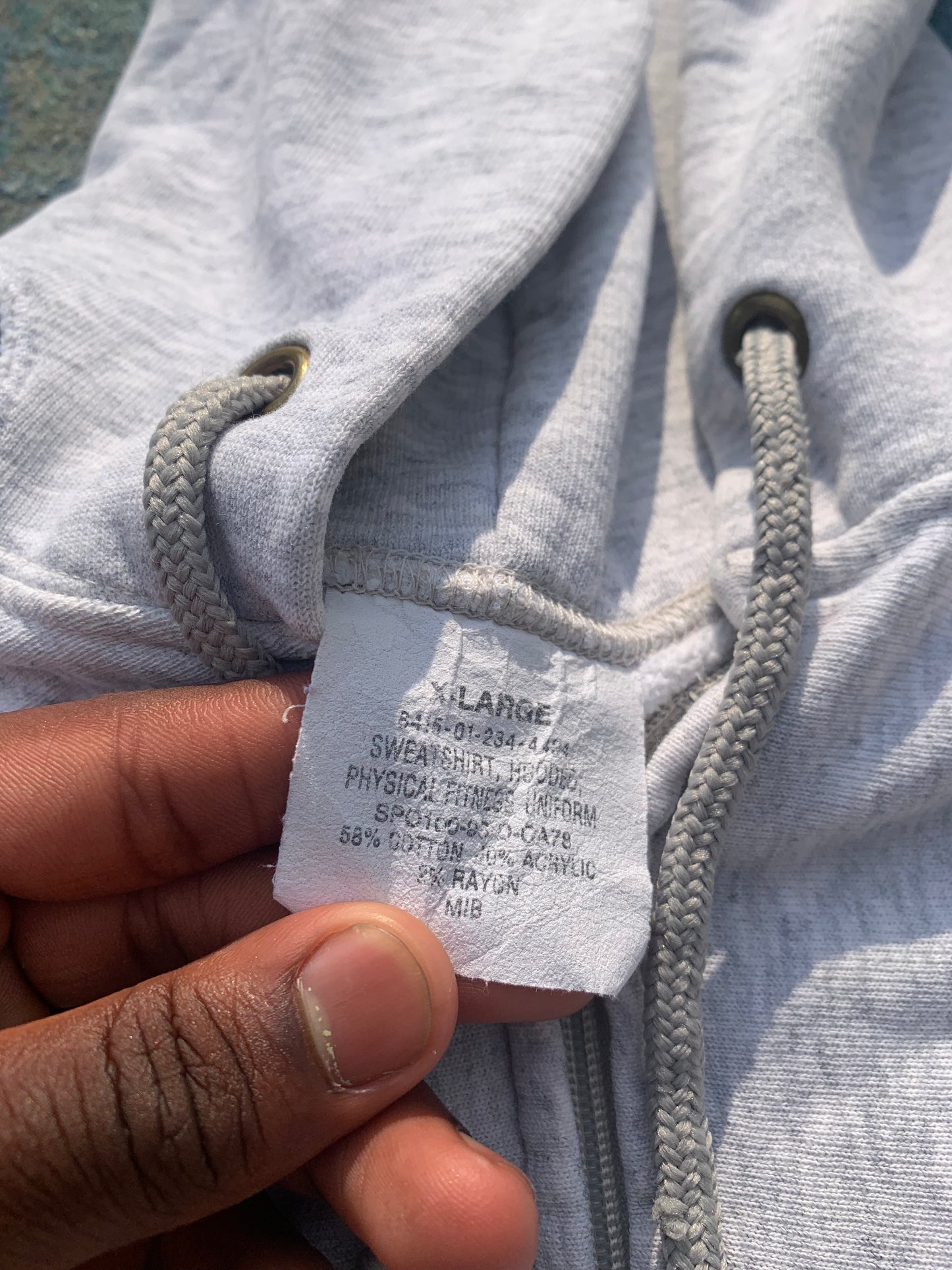 Scab Patches Zip Up Hoodie (Multicolor/Grey) -XL