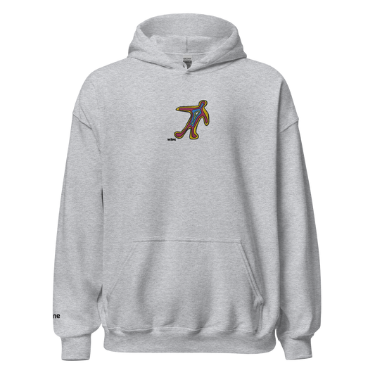 wäne "thermal man" embroidered hoodie