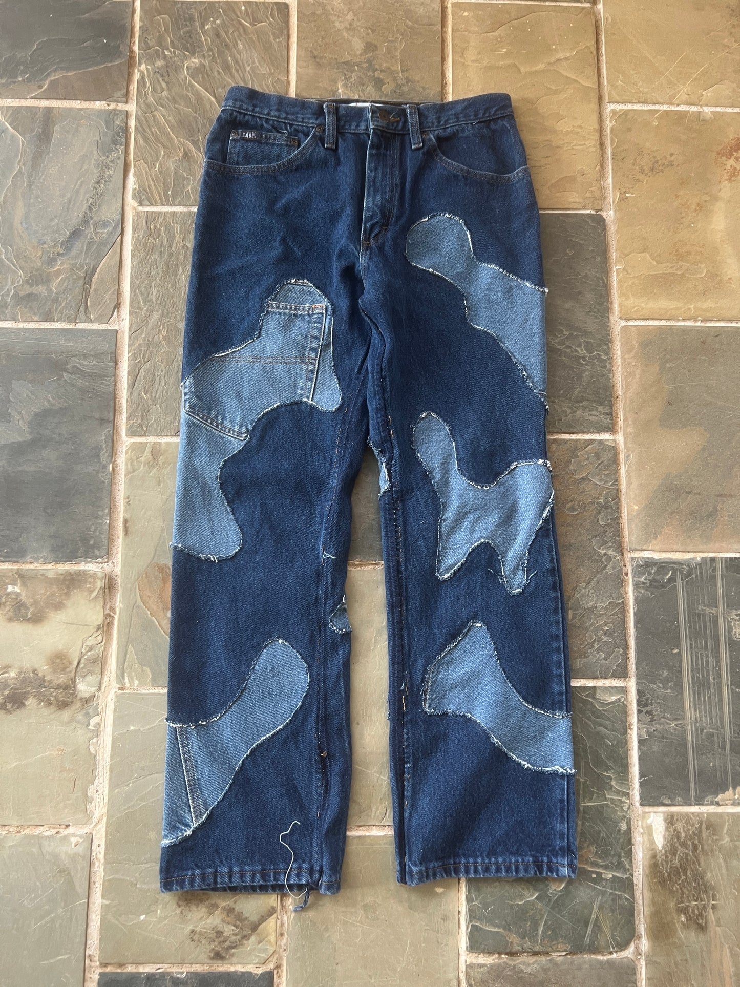 Scab Patch Jeans (Midwash/Dark-wash)- 30/30