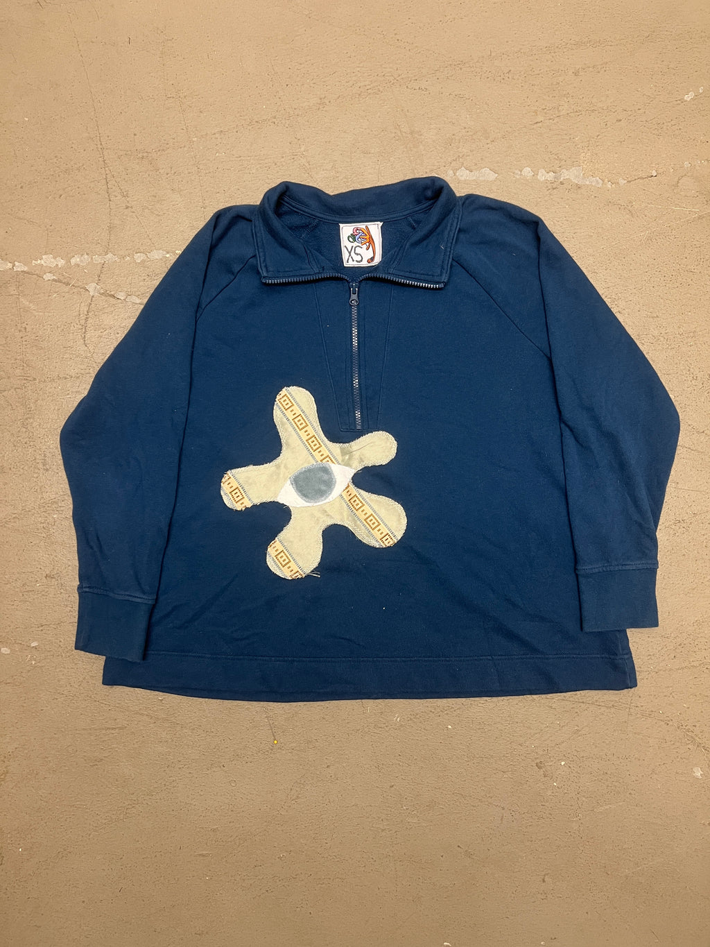 Wäne Seeing Eye Navy Quarterzip (XS)