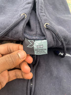 Scab Patches Zip-Up Hoodie (Multicolor/Navy)- XL