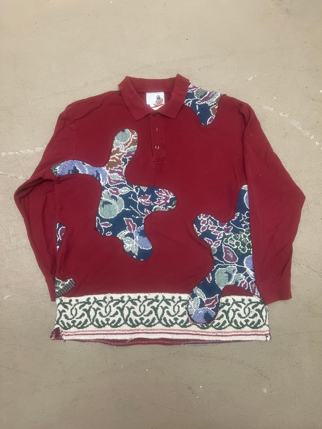 Blue on the See Through Grapevine (L)