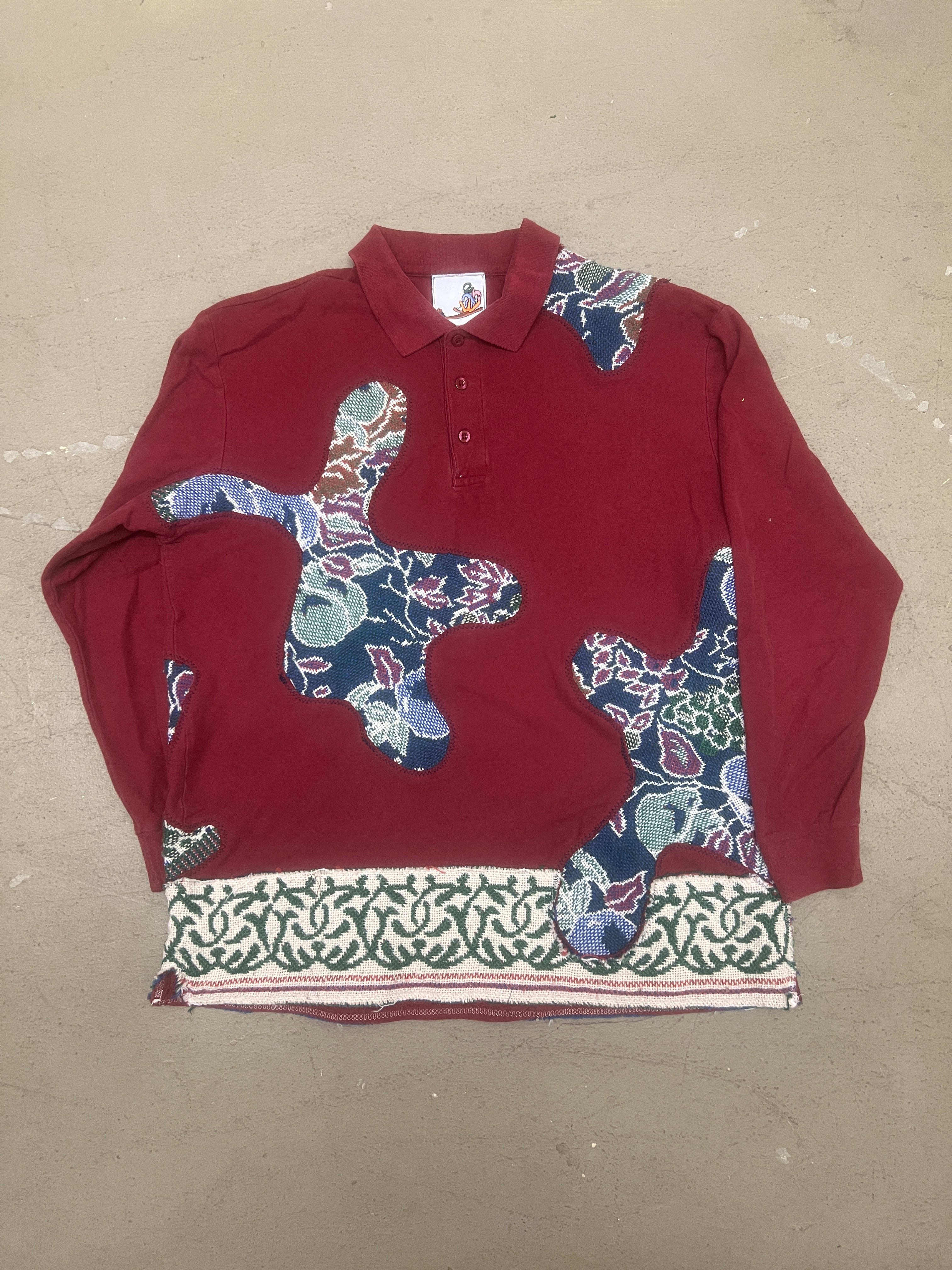 Blue on the See Through Grapevine (L)