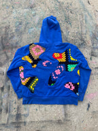 Scab Patches Hoodie (Multicolor/Blue)- L