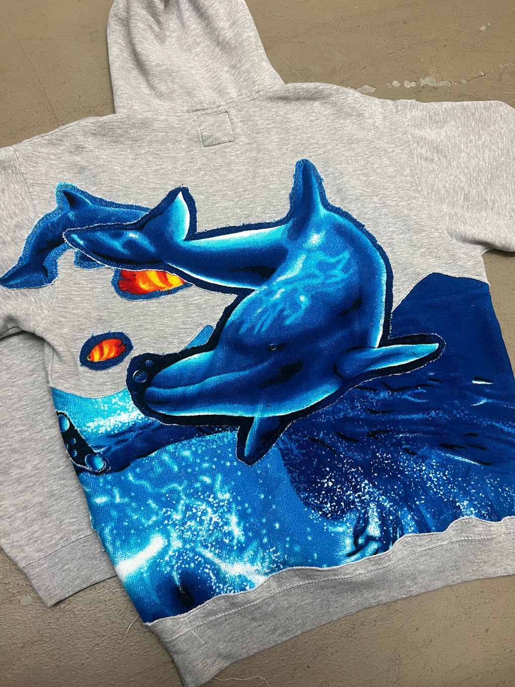 Clayton State Dolphin See Through Crewneck (L)