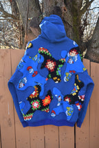 Super Scab Patches Gr.2 Hoodie (Multicolor/Smurfs/Blue) (XXXL)
