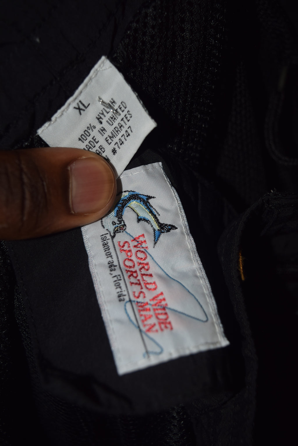 Wänelite-1 Black Fishing Shorts (XXL)