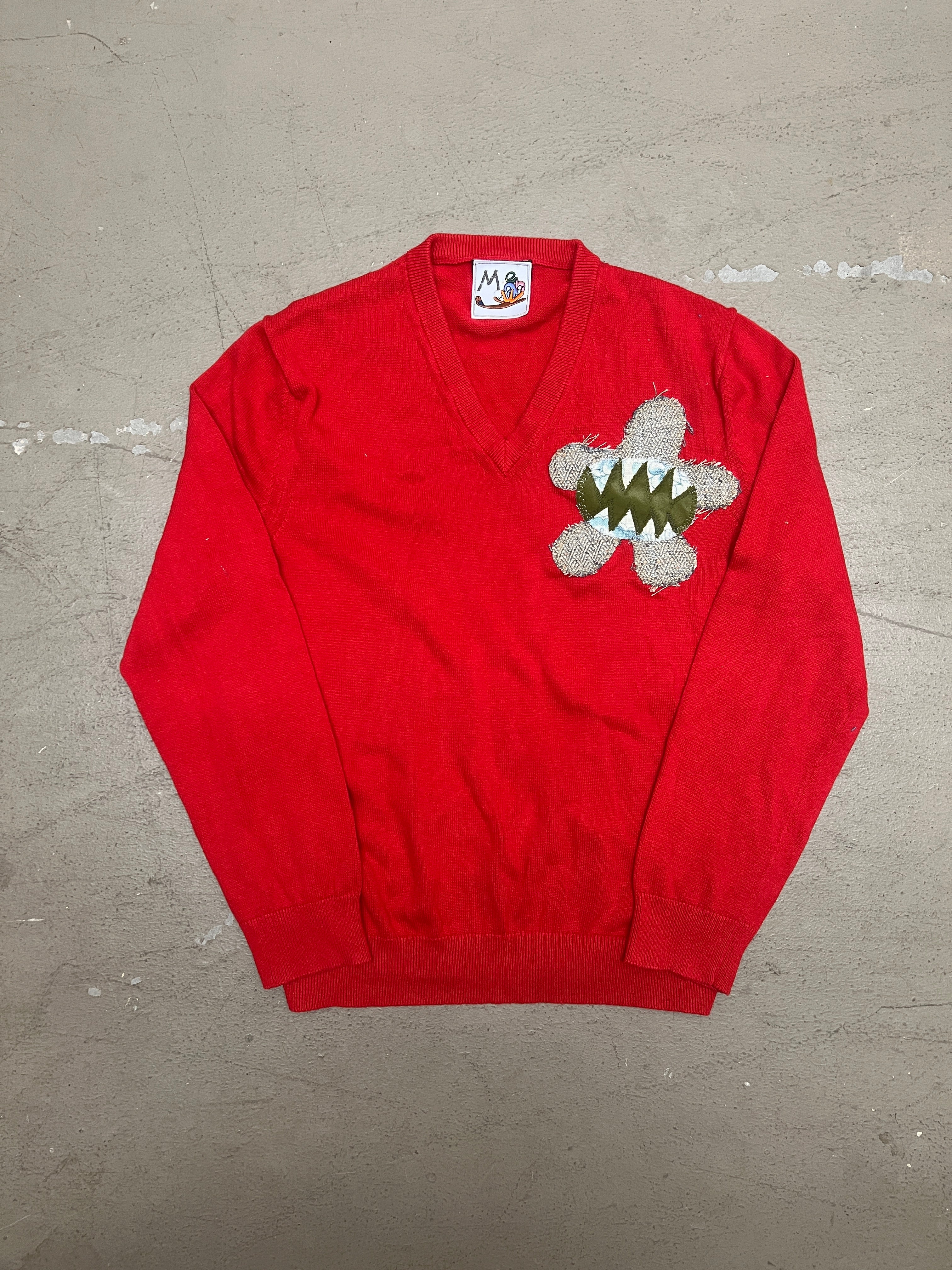 Wänelite 4 Red V-Neck Sweater (M)