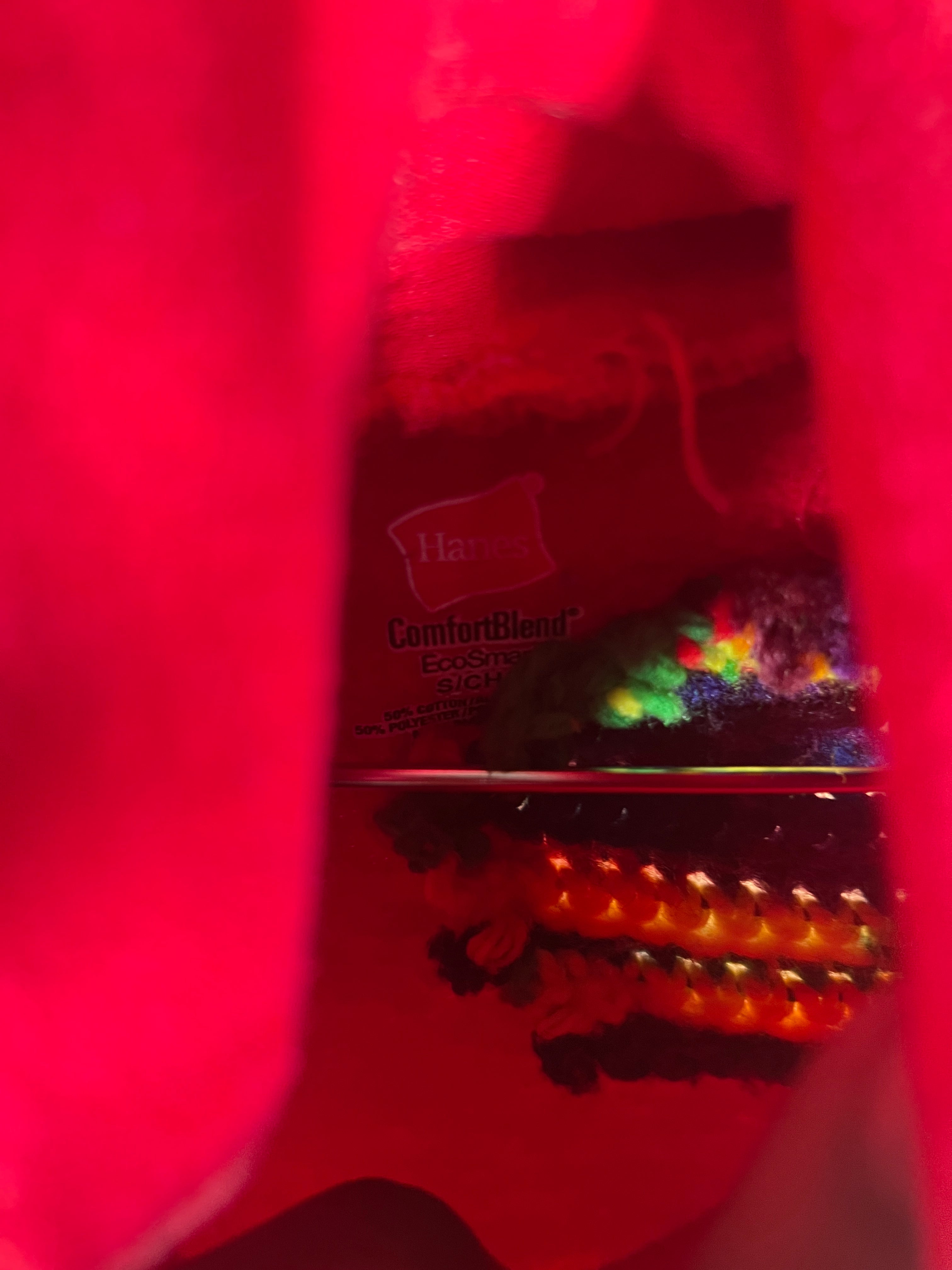 Scab Patches Hoodie (Multicolor/Red)- S