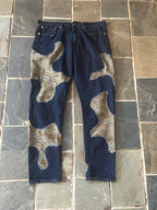 Scab Patch Jeans (Multicolor/Midwash)- 37/31