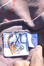 Brown Scar Patch Sweatshirt Tee (XL)