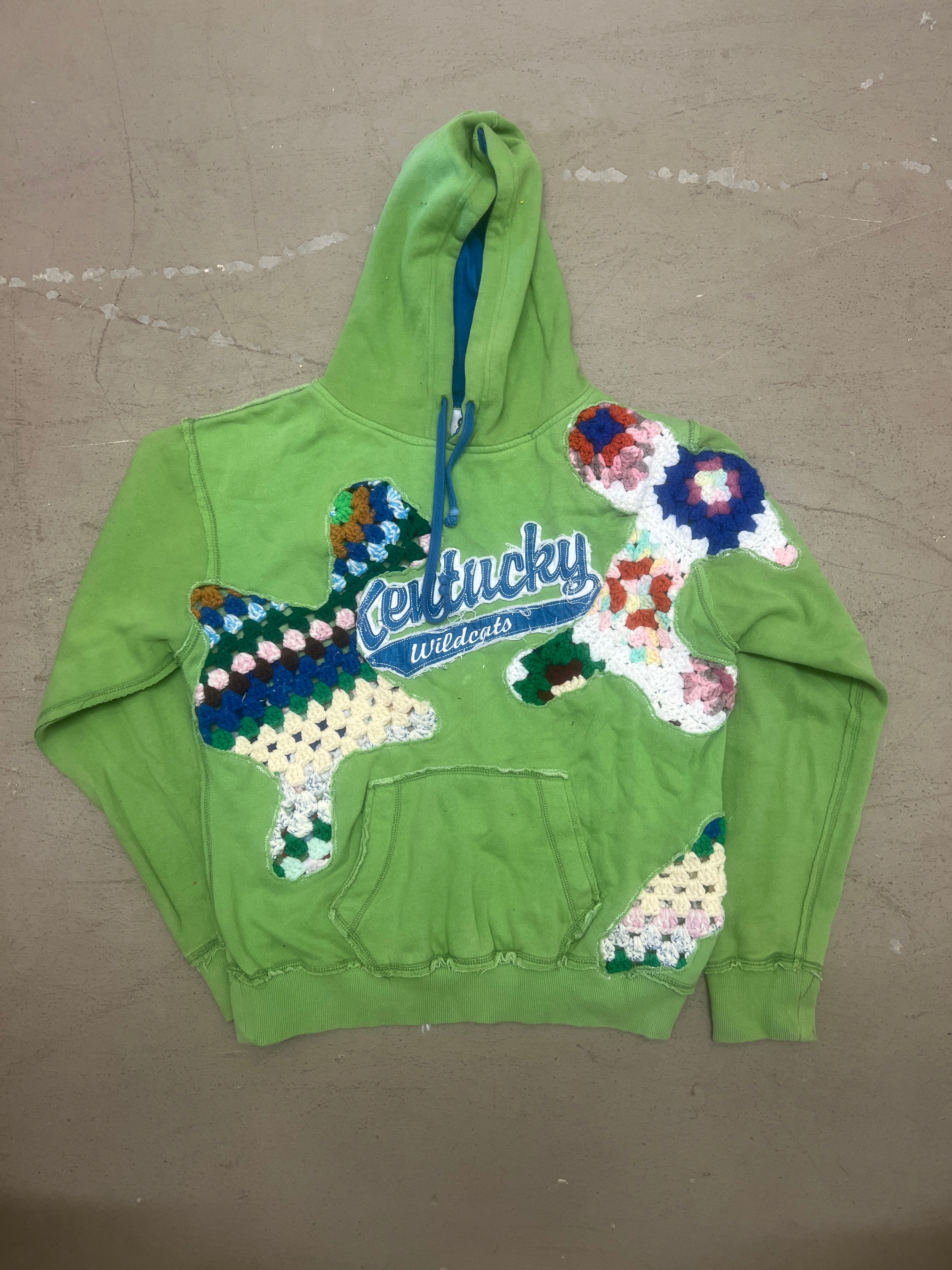 Scab Patches Hoodie (Multicolor/Green University of Kentucky) -M