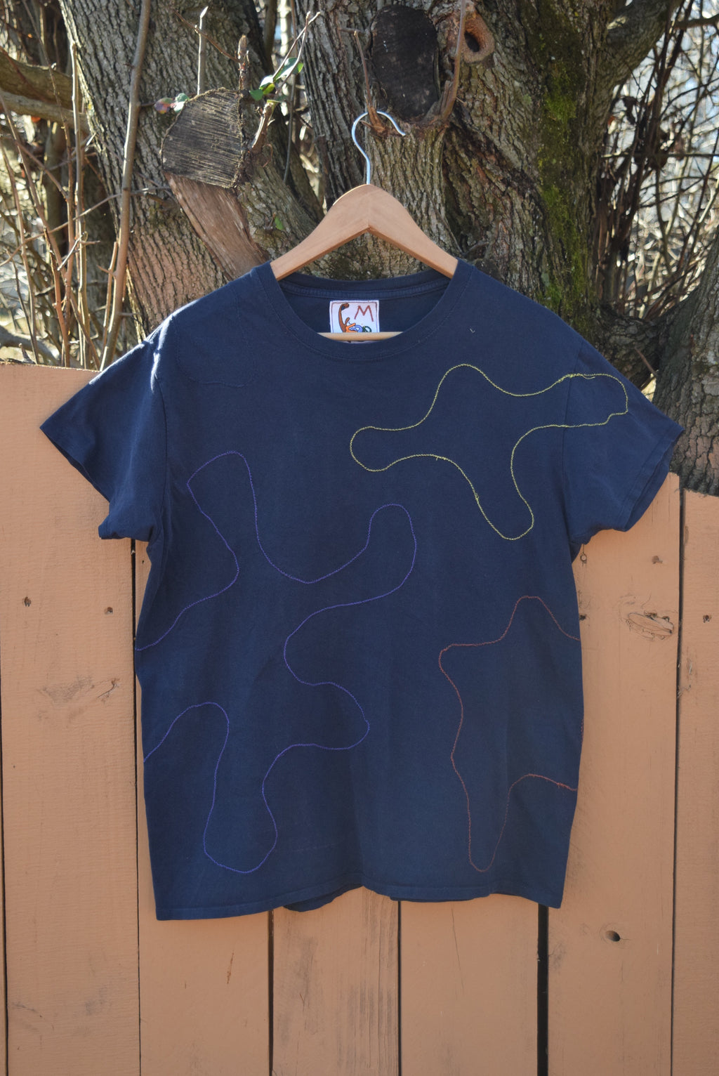 Navy Scar Patch Tee (M)