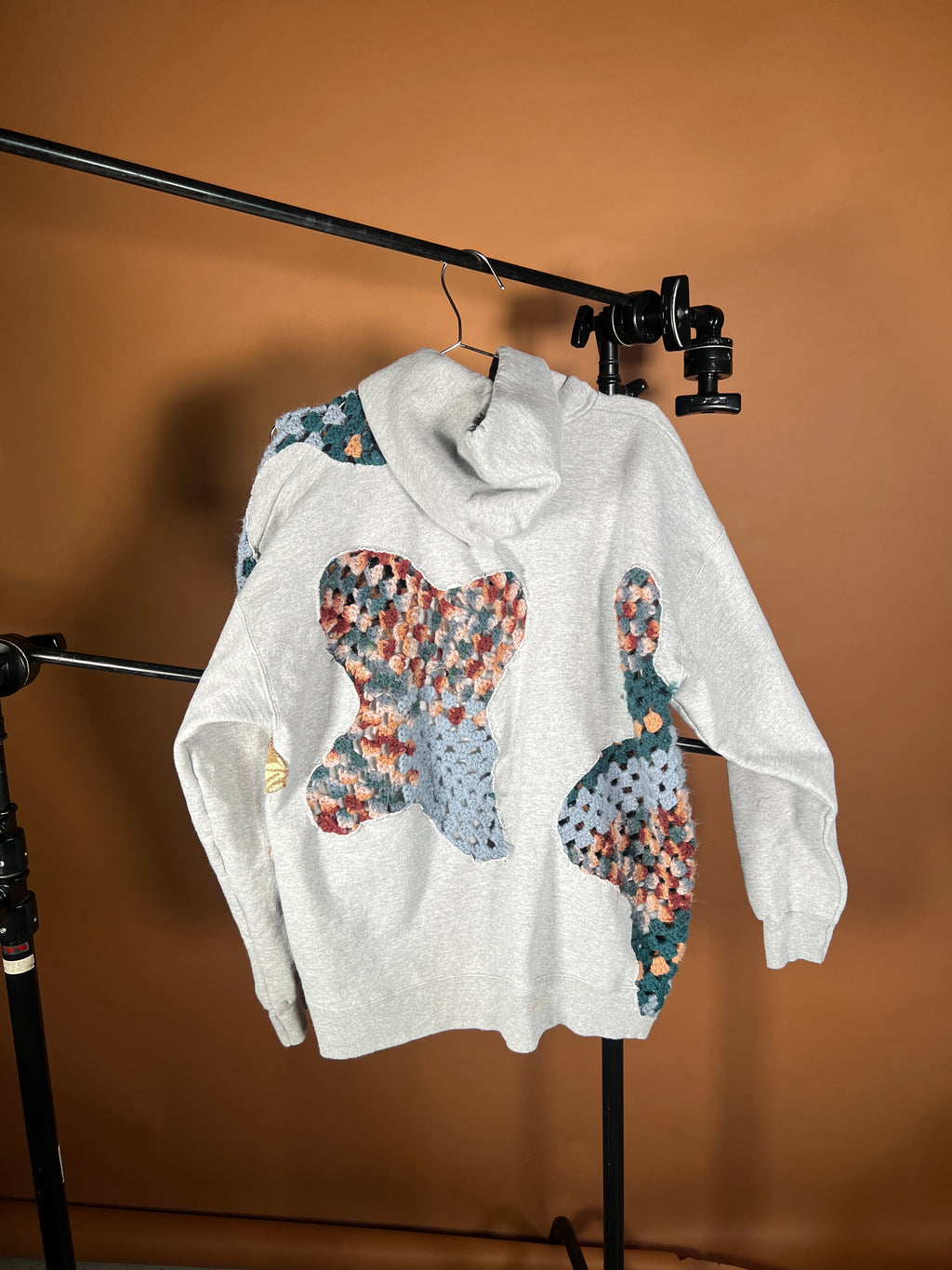 Scab Patches Hoodie (Multicolor/Grey) -L