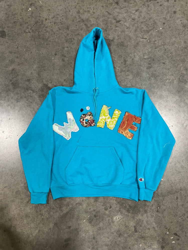 Wäne Wear Hoodie (Multicolor/Teal)- M