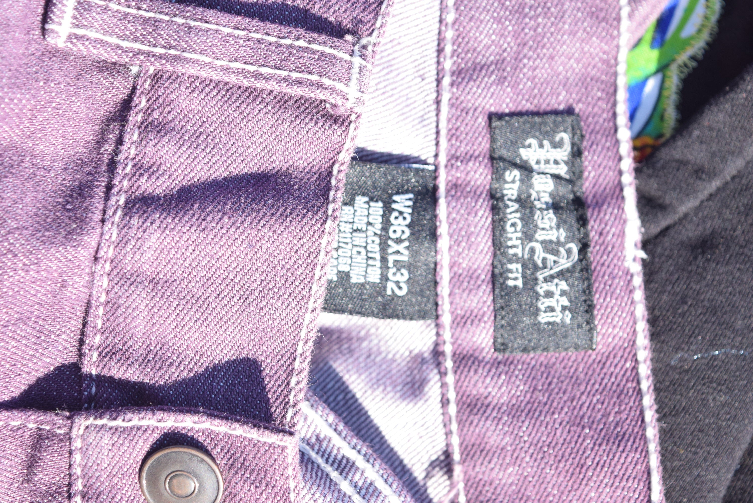 Purple "Port" Jeans- 35/30.5