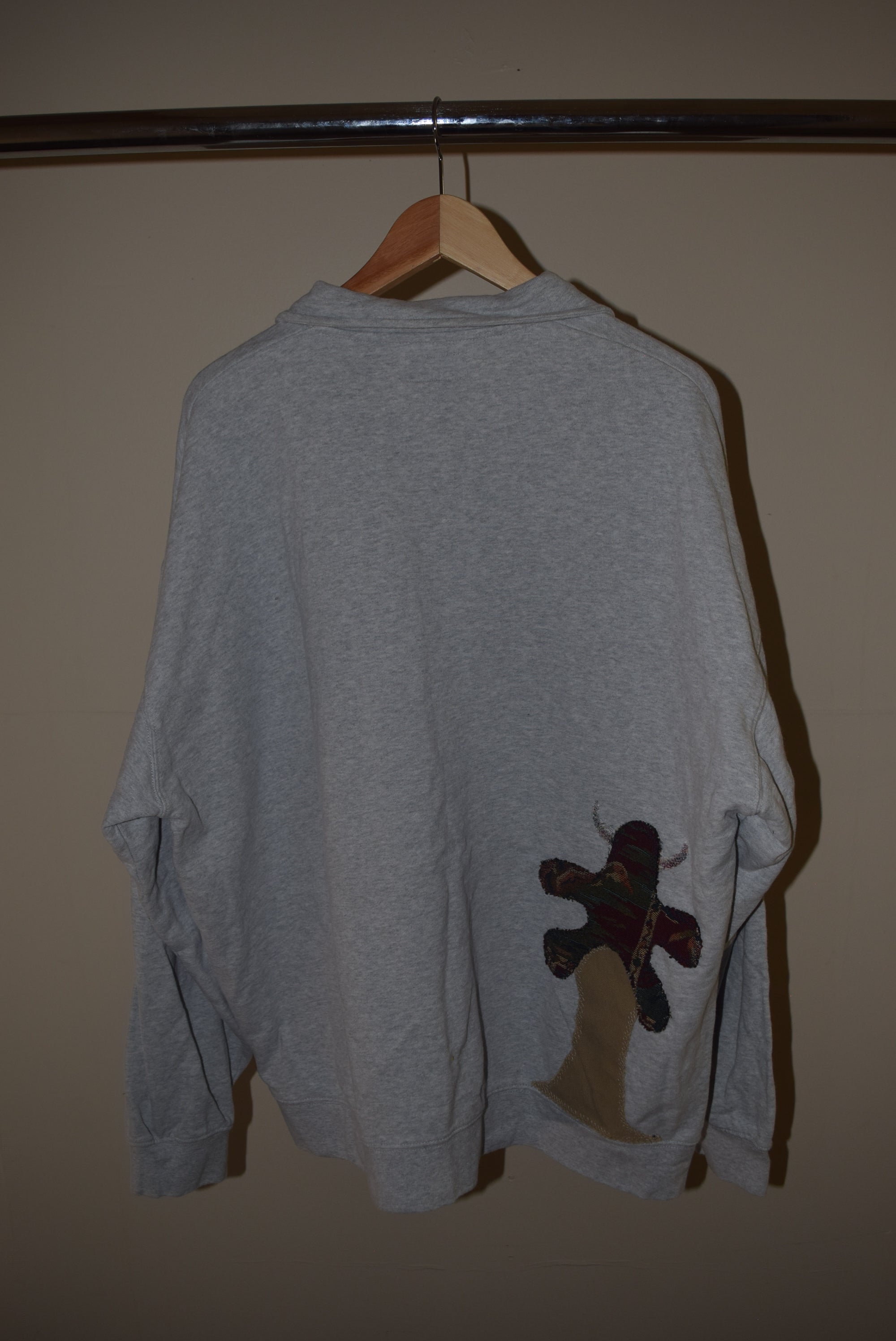 Angel on my Heart, Devil on my Back Quarterzip (XL)