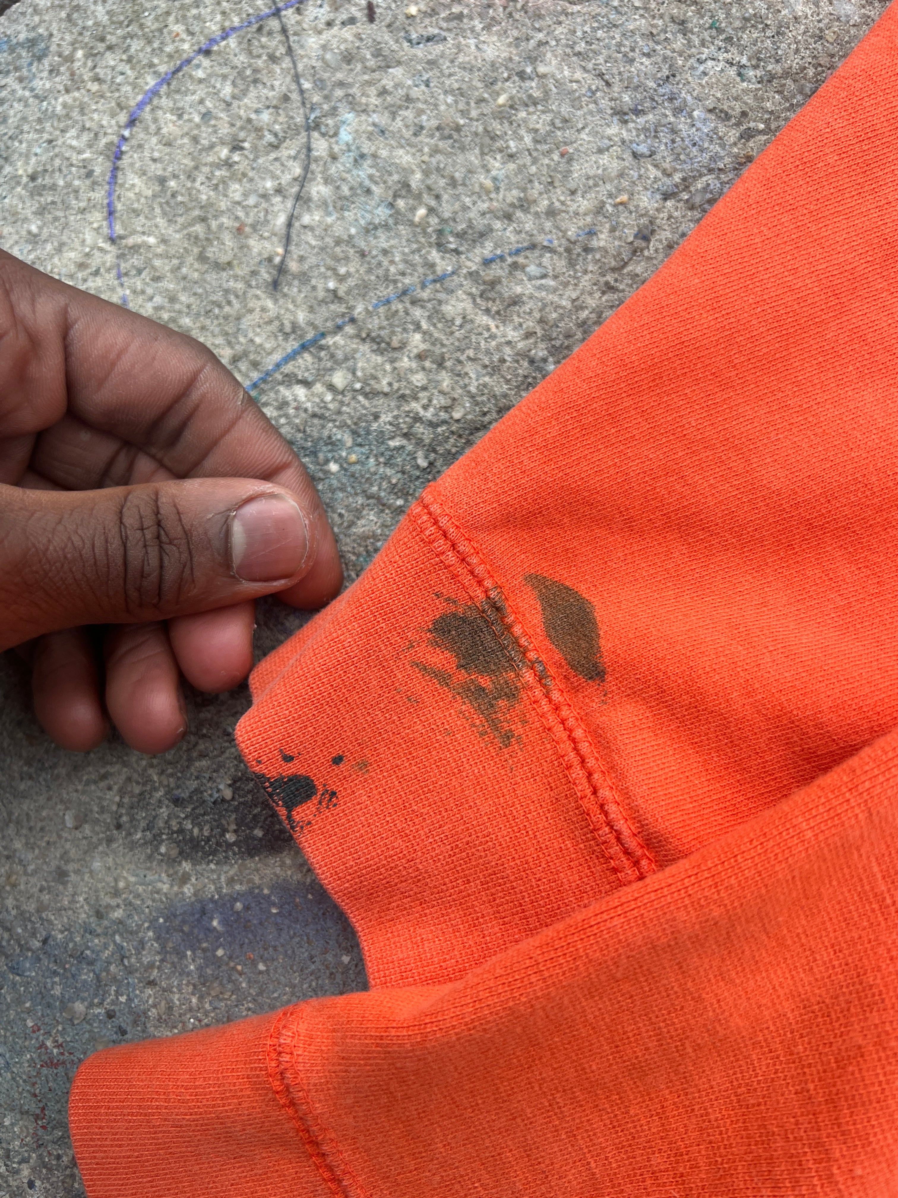 Scab Patches Hoodie (Multicolor/Peach)- M