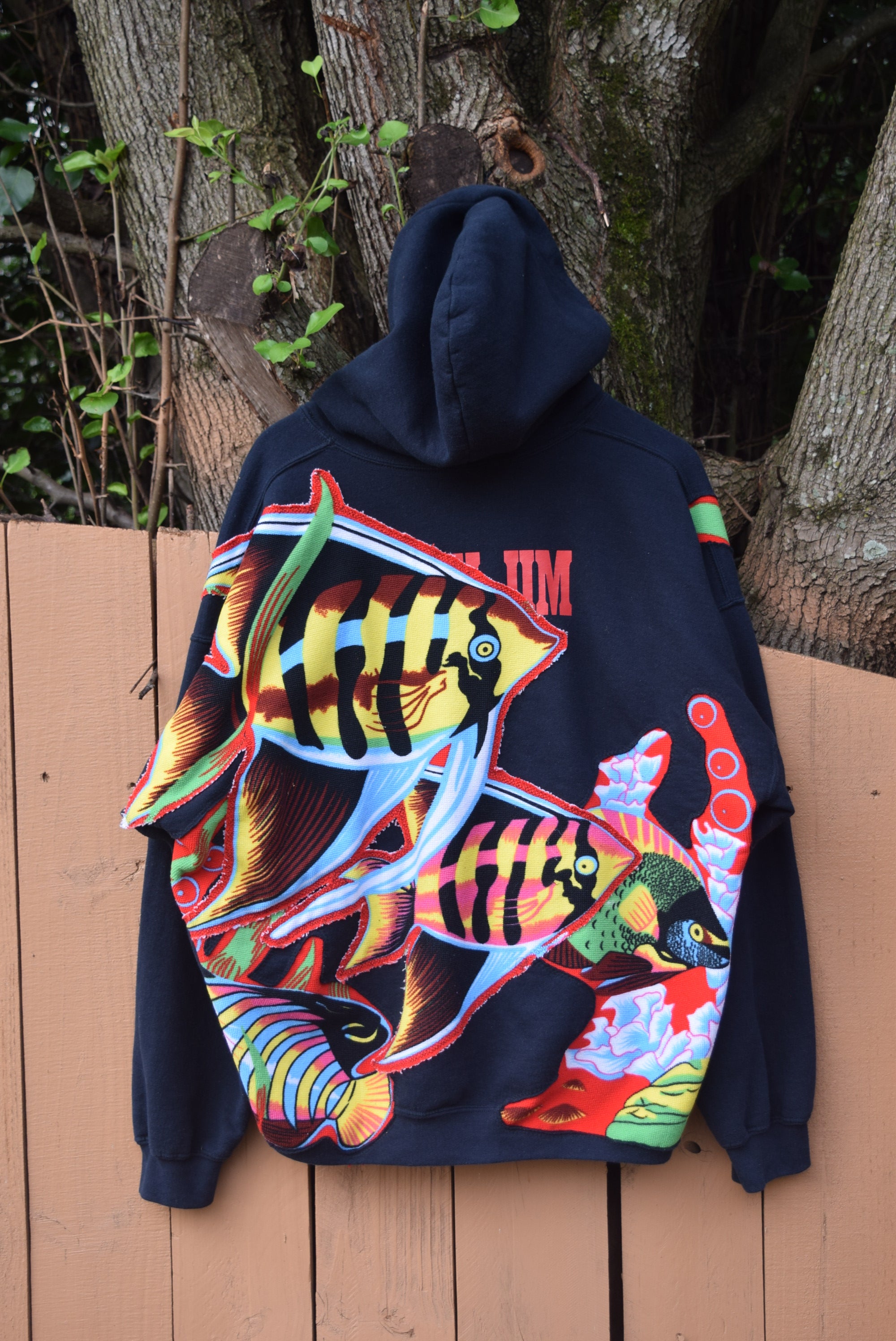 Aquatic Landscape See Through Hoodie